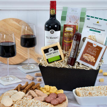 Classic Red Wine Gift Basket