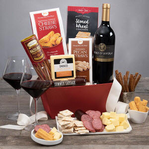 Classic Red Wine Gift Basket Delivery To Alabama