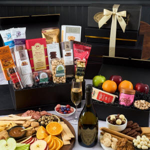 Dom Perignon Fruit Cheese and Caramel