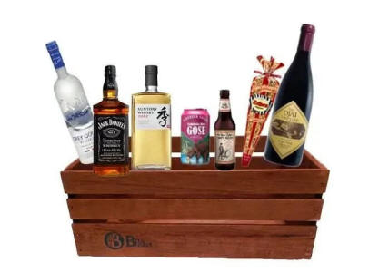 Customize your own liquor gift basket